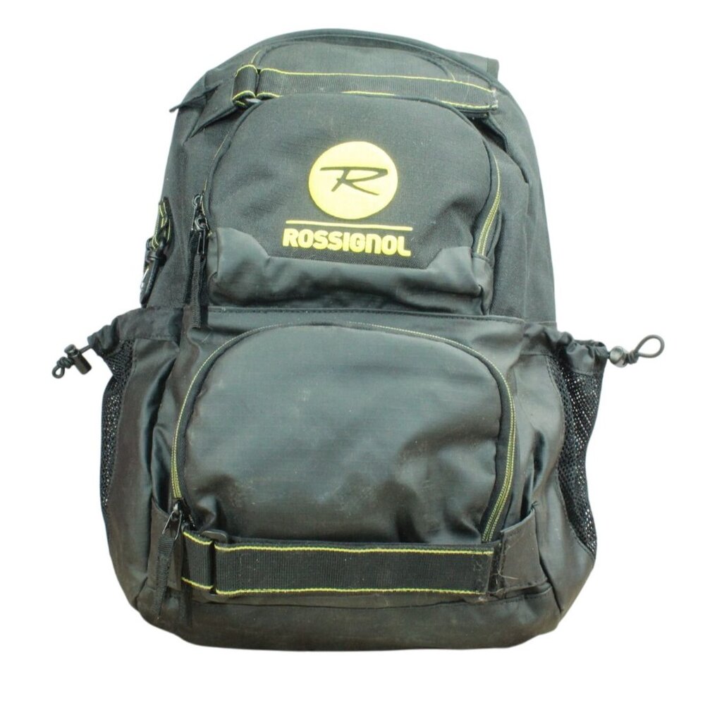 Rossignol Unisex Soul Laptop Skateboard Backpack Waterproof Black Yellow